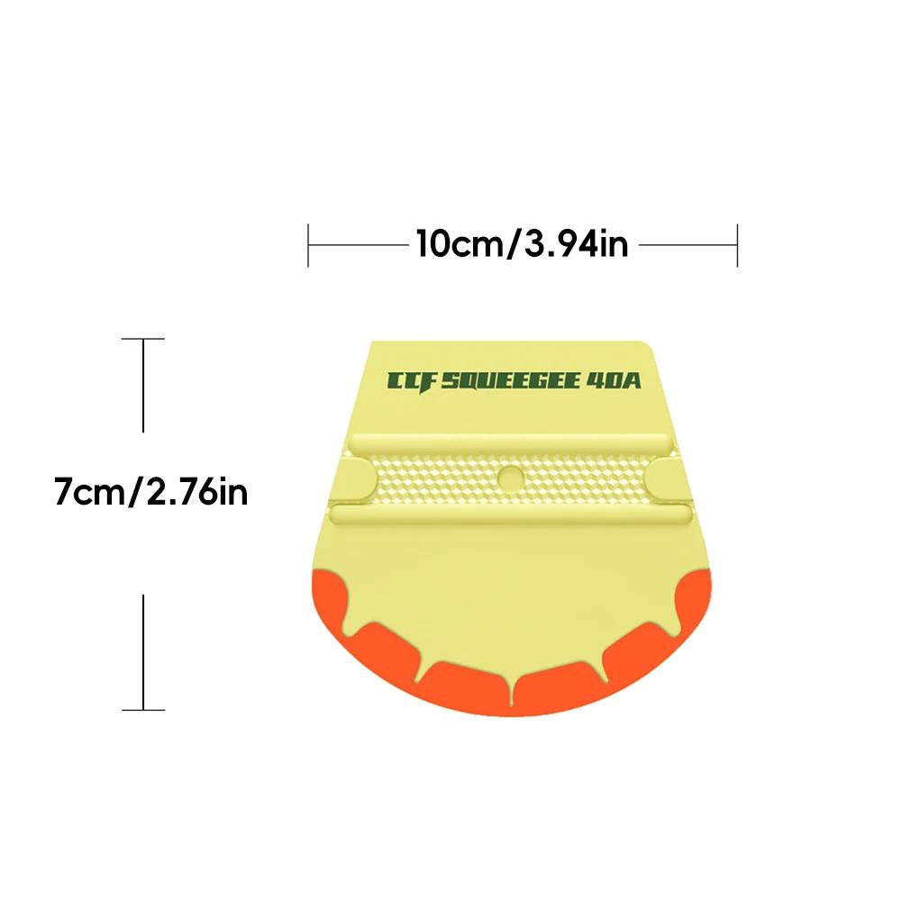 Magnetic Car Vinyl Film Squeegee Dual-Blade Non-Scratch Color Scraper Change Film Tucking Edge Sealing Bubble Removal Tools