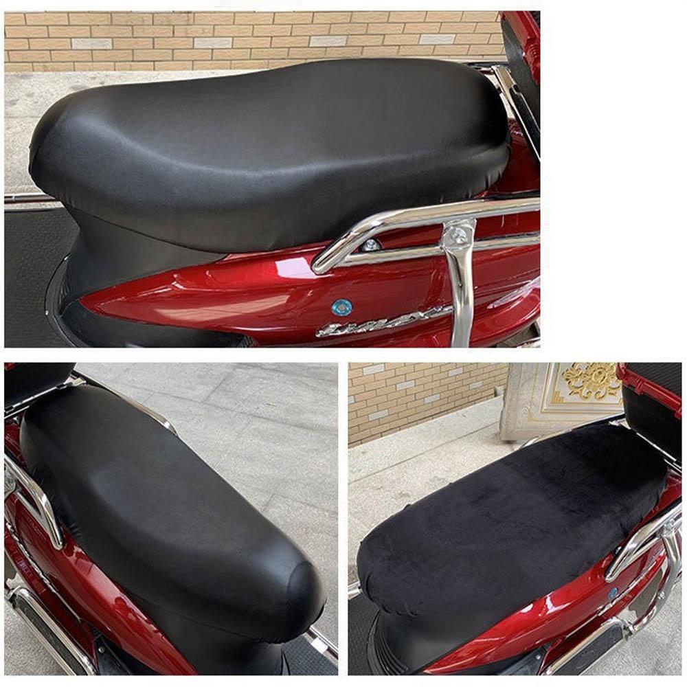 Водонепроницаемый мотоциклетное седло протектор скутера сиденье непромокаемый чехол чёрный — фото 6