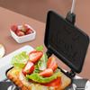 Sandwich Baking Tray Nonstick Double Pan Nonstick Pan Double Sided BBQ Skillets Aluminum Alloy Pot With Lid for Kitchen