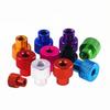 Colourful Aluminium Alloy Hand Tighten Knurled Thumb Nut M2 M2.5 M3 M3.5 M4 M5 M6 M8 M10 Step Knurled Thumb Nut Through Hole