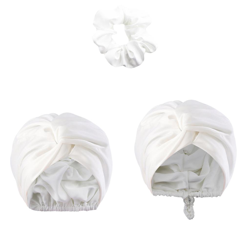 Unisex Regulowane Jednokolorowe Jedwabne Satynowe Czepki na Włosy Wysoka Elastyczność Miękki Czepek do Spania Dla Kobiet Mężczyzn