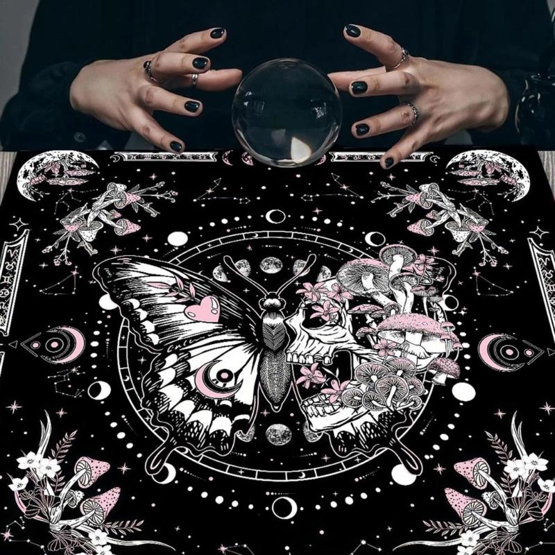 Square Altar Board Game Cards Pad Rune Table Cloth Metaphysical Board Game Mat