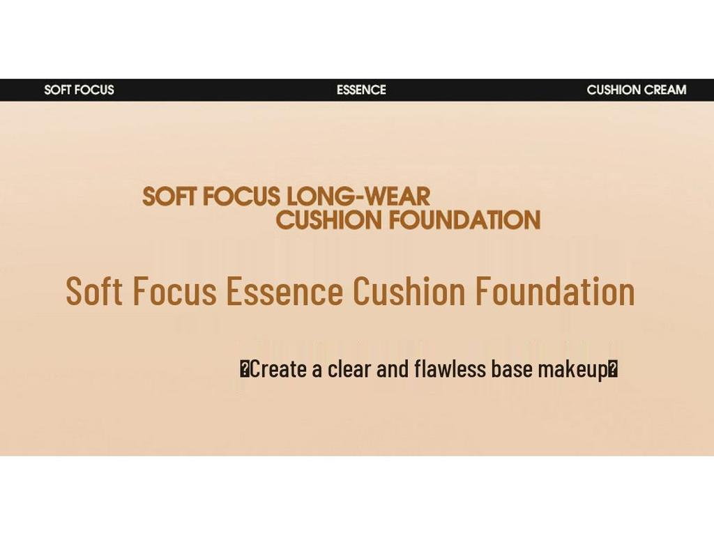 KaKashow Soft Focus Long-Lasting Waterproof Cushion Foundation: Creamy, Adherent, and Non-Caking for Flawless Skin.