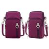 Casual Small Shoulder Bag Women Cell Phone Pocket Case Waterproof Nylon Sport Arm Package Mini Messenger Purse Crossbody Handbag