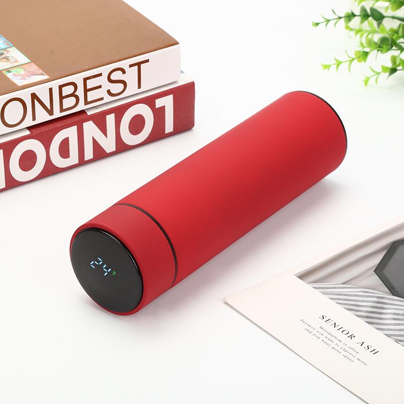 Guochao Chytrá termoska: Nerezový hrnek s displejem teploty - Elegantní čínský styl, obchodní dárek s vlastním logem