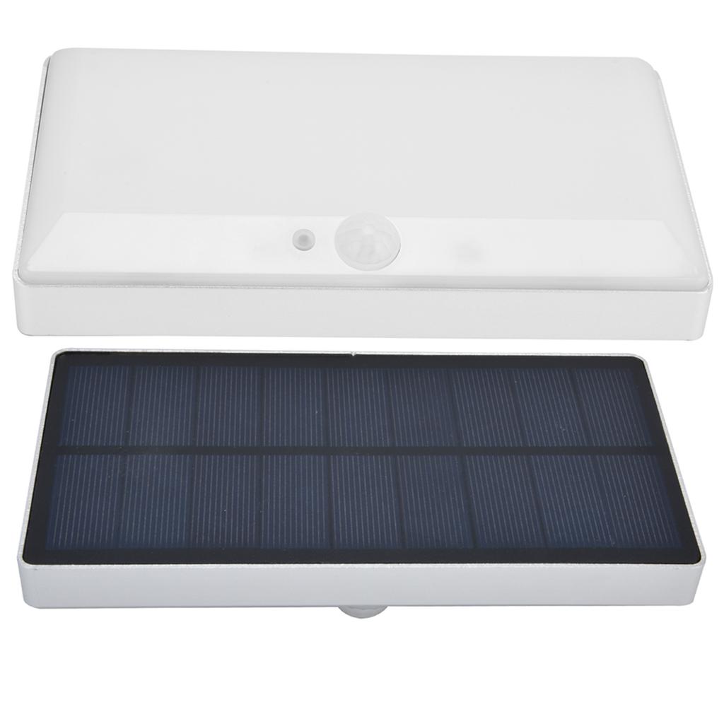 48LED Wall Lamp Solar Power Body Induction Light with 3 Lighting Modes for Outdoor Courtyard Garden