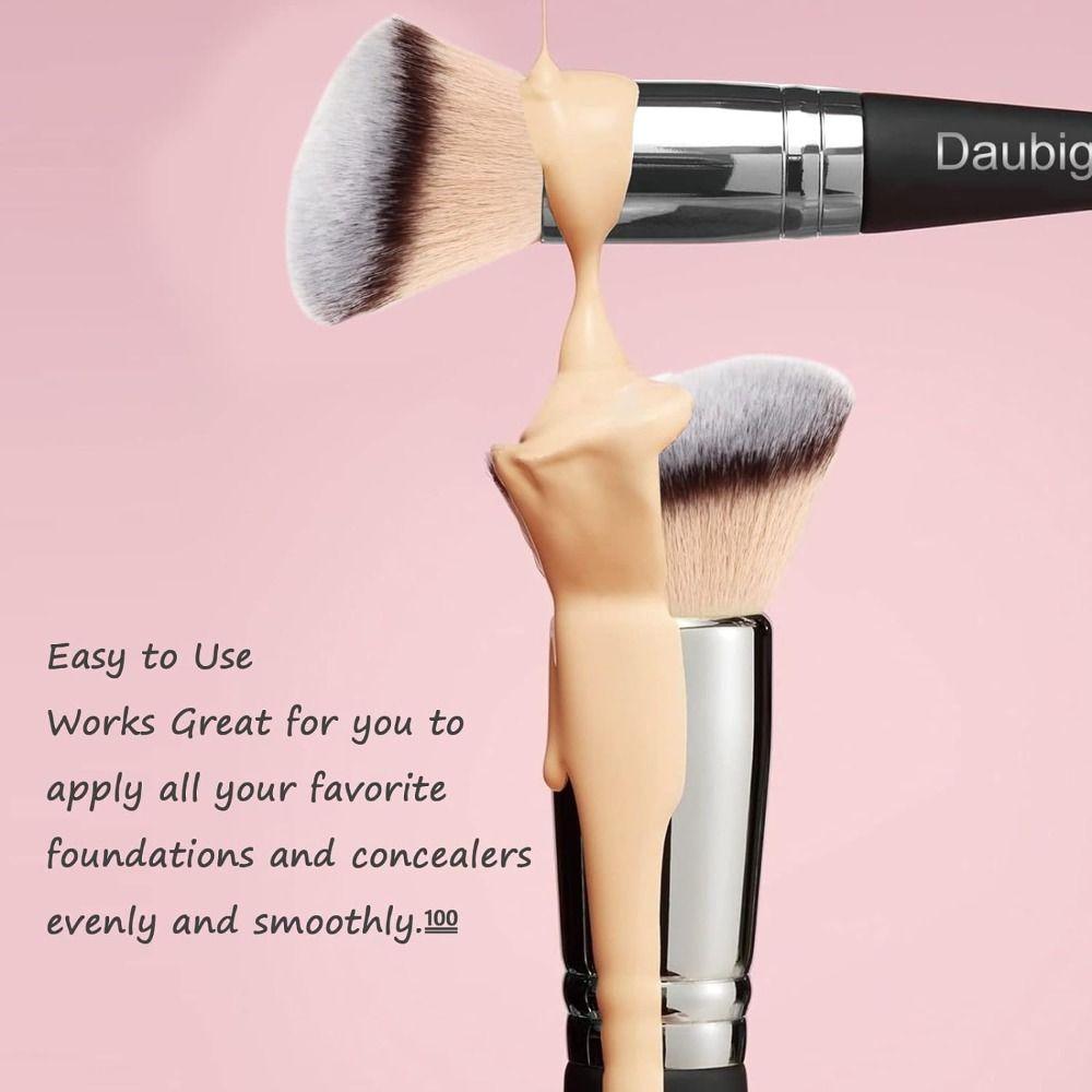 Rounded Taperd Dual-ended Foundation Brush Dual-purpose Makeup Brush  for Liquid Cream Powder
