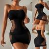 Womens Dress Regular Sexy Sexy Lingerie Solid Color Summer