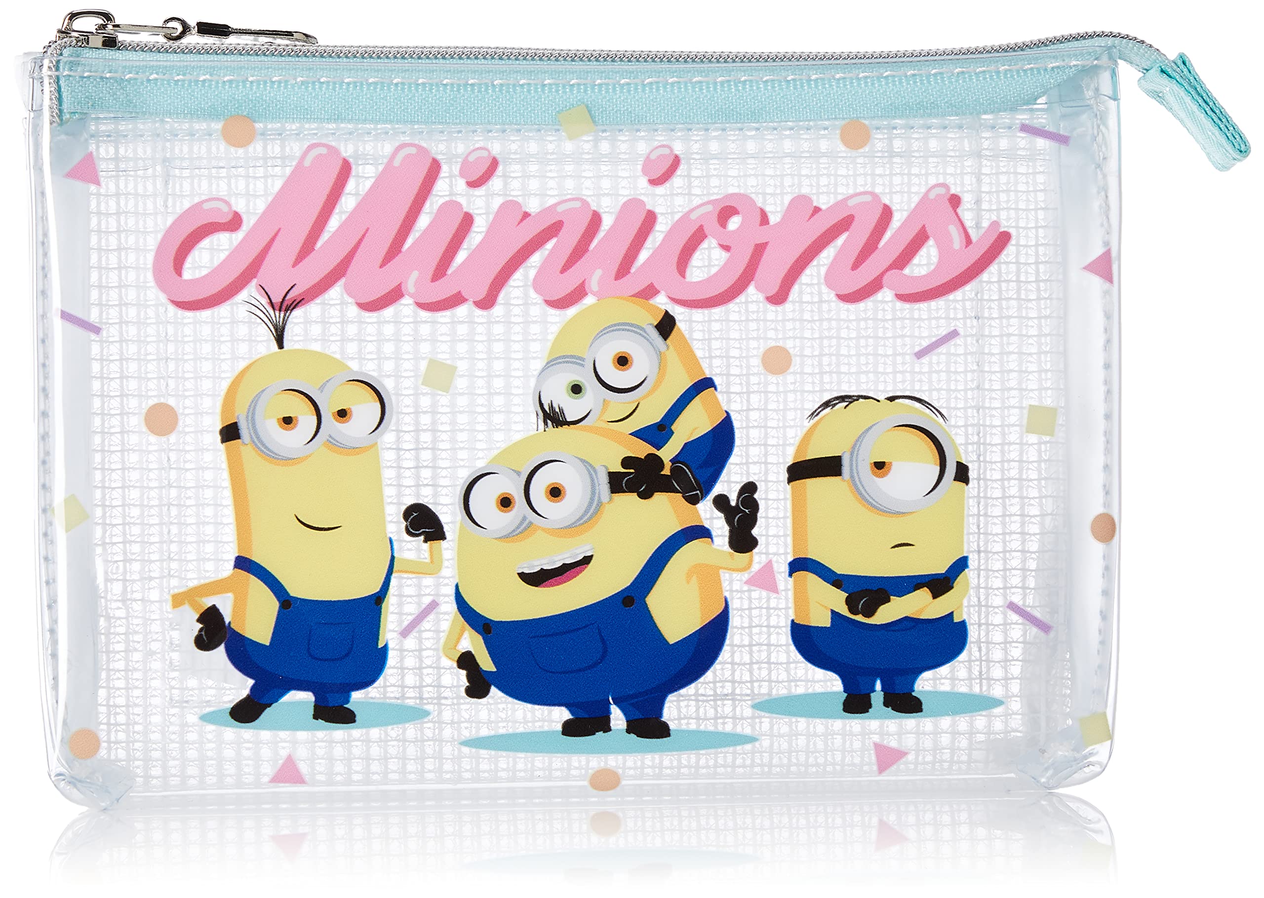 [МИНИОНЫ] Косметичка Миньоны, Косметичка, Пенал, Сумка для мелочей, Косметичка, Канцелярская принадлежность, minions0005 Синий (MMI-086), Один размер