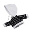 Accessoires Vêtements 11,1/12 Poupée T-shirt Pull Sweat-shirt Rayé Vêtements Manches Longues Manteau de Poupée
