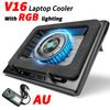 Laptop pressurized air cooler 15.6 inch gaming base computer desk stand V16 type AI smart model hardware monitoring