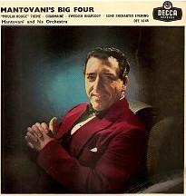 7inch Record MANTOVANI HIS ORCHESTRA Mantovanis Big Four DFE6148 DECCA UK Jazz Used