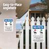 SmartSign 14 x 10 inch “No Pets - No Dogs Or Pets Allowed, Comfort/Emotional Support Animals Not Service...” Metal Sign, 40 mil Laminated