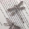 New Elegant Vintage Dragonfly Hairpins Bridal Headdress Zircon Accessories Gift Crystal Fashion V4S8