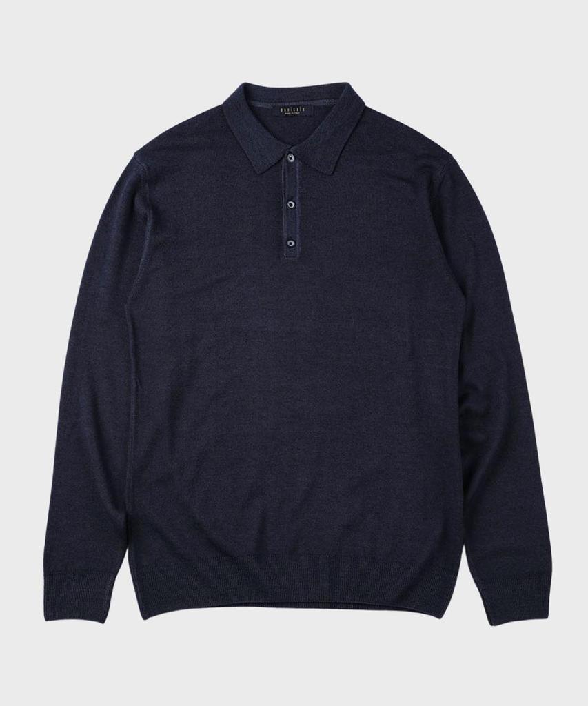 PANICALE Wool Collared Button Polo Knit 4 Colors
