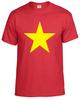 Vietnam Flag Star T-Shirt Men's Vietnamese Symbol Funny Sci Fi Gift Idea Top Tee