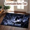 Custom Name Crystal Velvet Rug,Solo Leveling Comfortable Anti Slip Floor Mat For Room Decoration