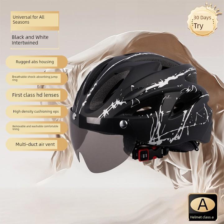 Cycling Helmet for Men and Women, Outdoor Sports Magnetic Goggles, Sun Protection and Insect Protection, Bicycle Safety Helmet 2026 New Model