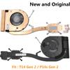 Nouveau Ventilateur de Refroidissement CPU Heatsink UMA Original pour Ordinateur Portable Lenovo ThinkPad T14 Gen 2 / P14S Gen 2 FRU 5H41B77165 5H41B77164