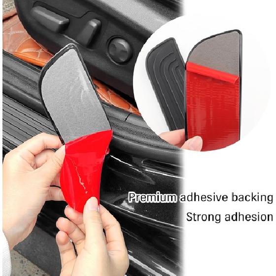 4x Universal For Honda SUV Car Door Sill Step Protector Threshold Strip Rubber