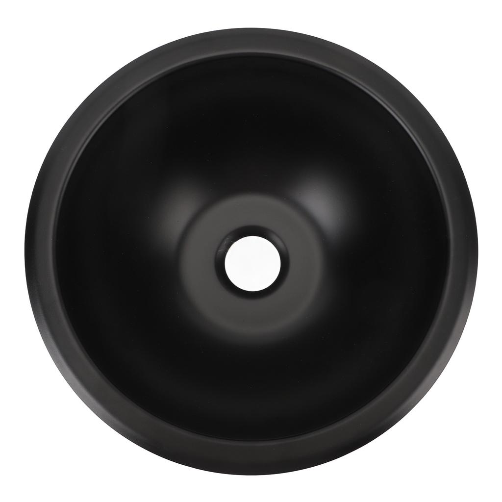 9 X 4in 304 Stainless Steel Sink Round Easy To Clean 40mm Drain Port Hand Wash Basin for RV Camper Boat  RV Sink  Sink