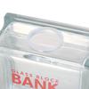 Dulton Glass Block Bank Square Transparent Coin Height Width Depth 80mm - Bank, 145mm, 145mm, (H20-0192SQ)