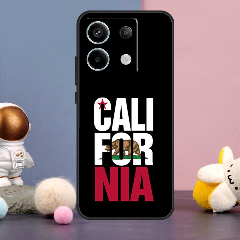 

California Flag Case For Xiaomi Redmi Note 14 9 10 11 12 13 15 Pro Plus Redmi 15 15C 14C 10C 12C 13C Cover Redmi Note 13 4G