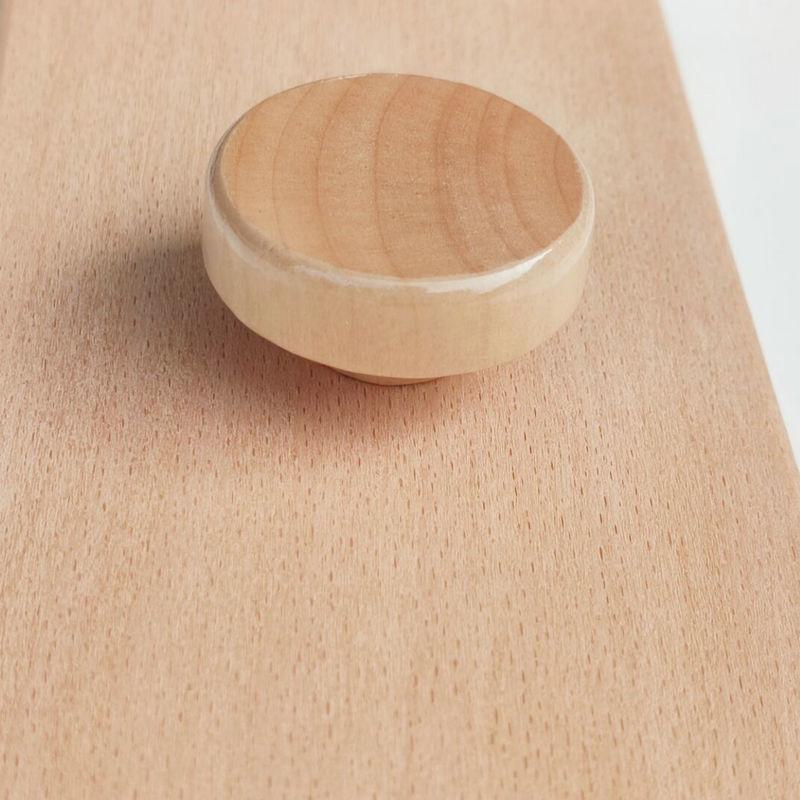 Solid Wood Rustic Door and Drawer Handle with Single Hole Wood Handle