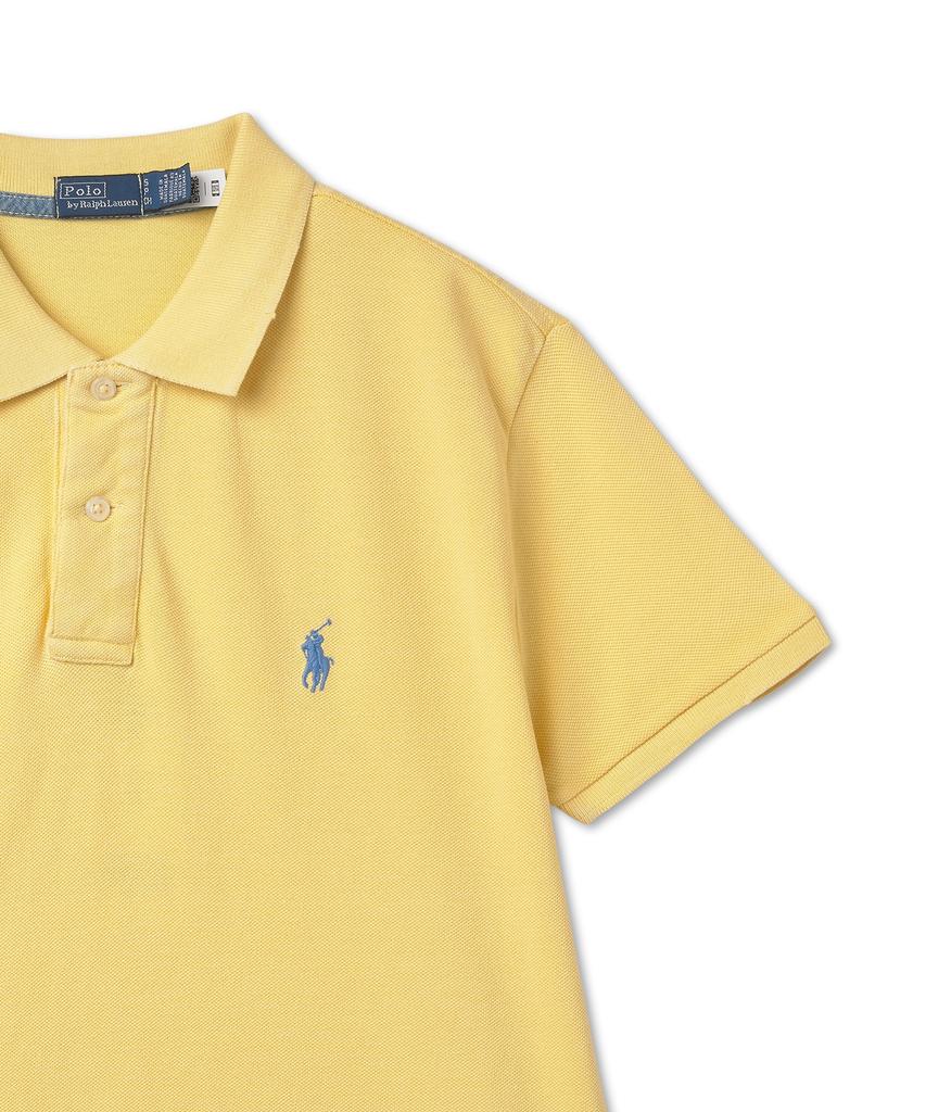 POLO RALPH LAUREN W Classic Fit Mesh Polo Shirt - Cambridge Yellow