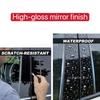 Glossy Black Car Pillar Posts Trim Cover Sticker Fit For BMW 5-Series E39 1997 1998-2003  Door Window  Auto Exterior Accessories