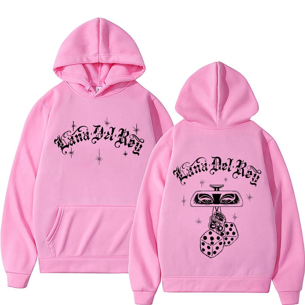 Singer Lana Del Rey 2023 Tour Print Pullover Hoodies Women Fashion Hip Hop Hoodie Winter Aesthetic Long Sleeve Sweatshirts