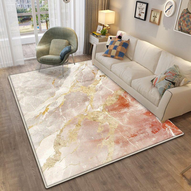 Simple Style Room Decoration Aesthetic Bedroom Carpet Non-slip Modern Living Room Rug Cloakroom Decoration Home Mats Easy Clean