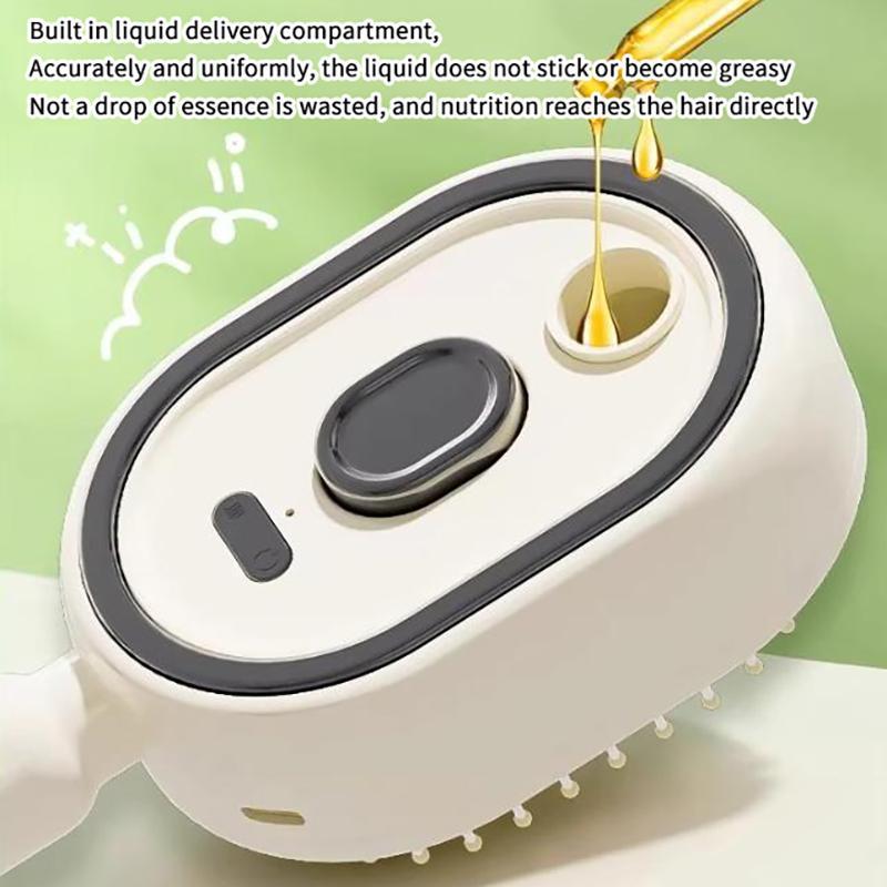 Hair Care Spray Massage Comb Vibration Scalp Massage Hairbrush Head Massager Hair Sprayer Atomizing Brush Hair Oil Applicator