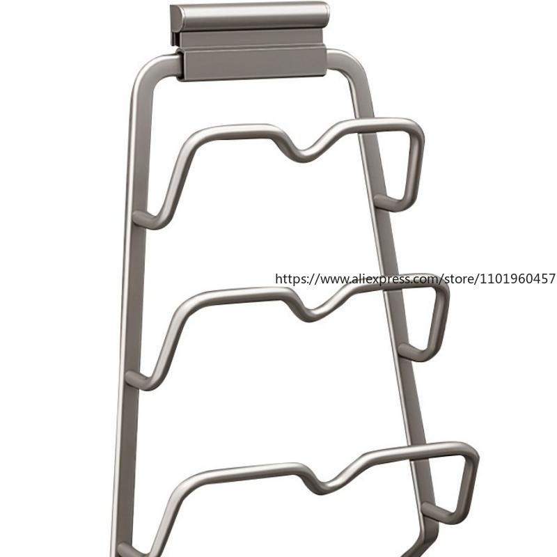 Pot Lid Rack No Punching Wall-mounted Kitchen Rack Large Cutting Board Placer Household Storage Multi-layer Cutting Board Shelf