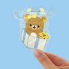 Puzzle X Acrylic Beverly Rilakkuma Acrylic Stand Pop Smiling Happy for You [Jigsaw Stand] 37-piece SP-049