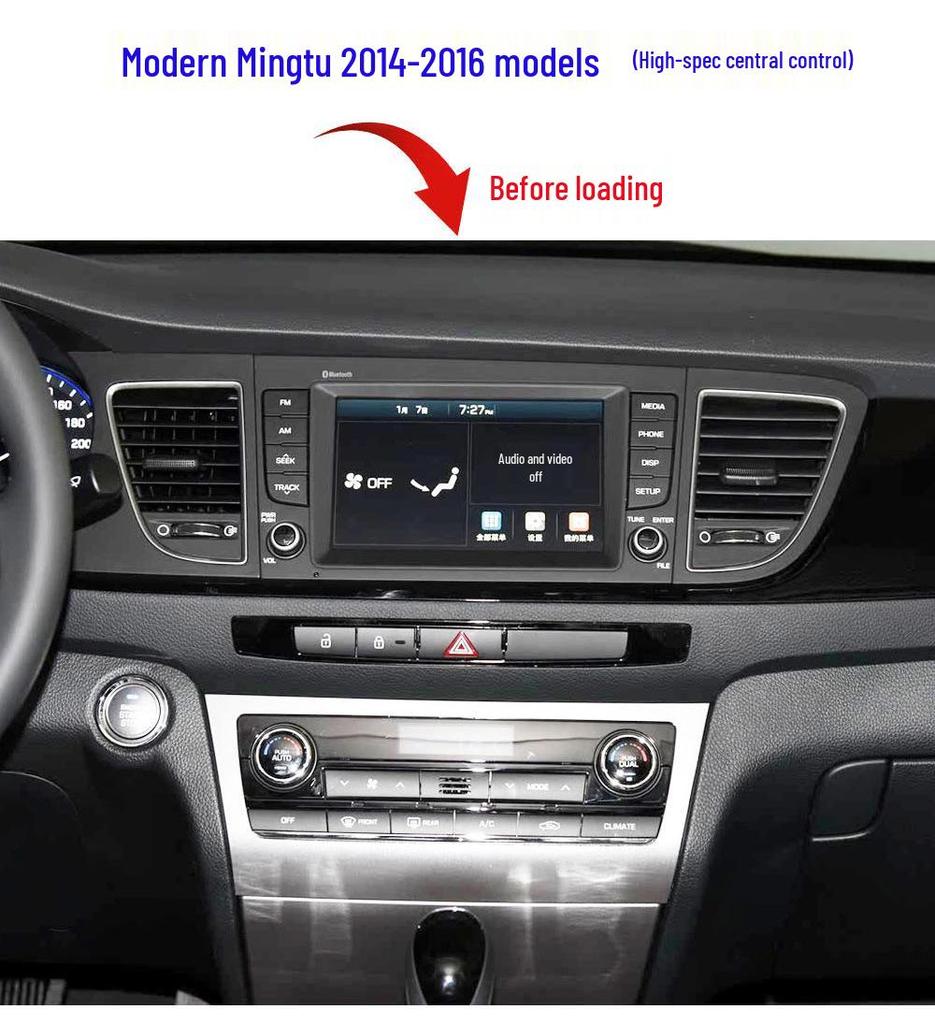 Android Large Screen GPS Navigation with Bluetooth CarPlay for Hyundai Mistra 2014-2016