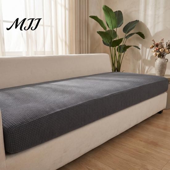 Fleckbeständige Sofasitzbezüge, Hochelastische Polsterbezüge, Elastische Sofabezüge, Waschbare Möbel-Weichstoffschutz für Zweisitzer, Dreisitzer