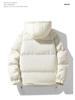 Men's 2025 Winter Down Jacket with Velvet, Hooded, Plus Size, Loose Fit for Teens and Students