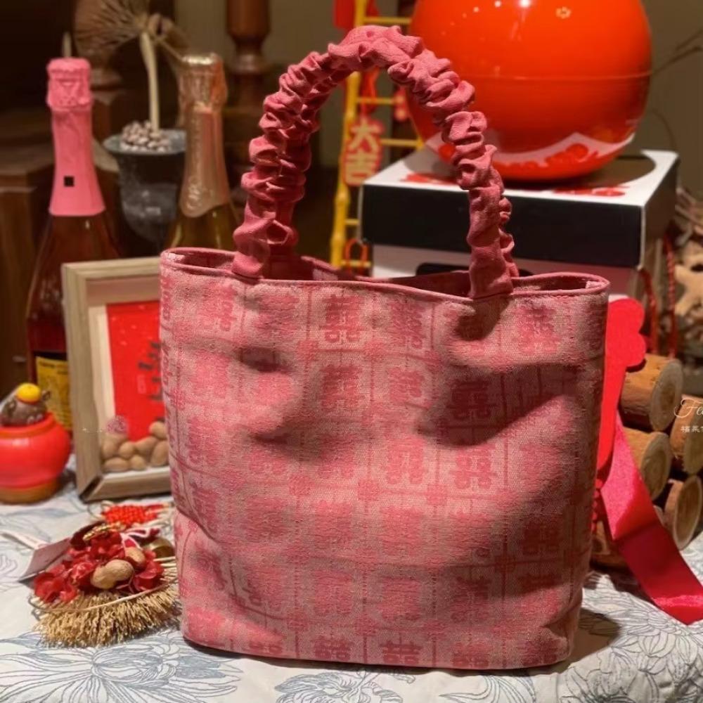 Versatile Wedding Tote Bag Chinese Style Gift Bag Cute Handbag  Wedding