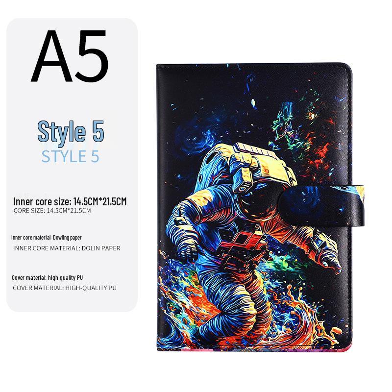 Premium A5 Interstellar Notebook: Creative Color Printing, Ideal for Notes & Records, Single Piece Order Available, Popular In Foreign Markets