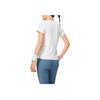 Li-Ning Fitness Series Solid Color Moisture-Wicking Crew Neck Short Sleeve T-Shirt Women Tops White ATSU472-9