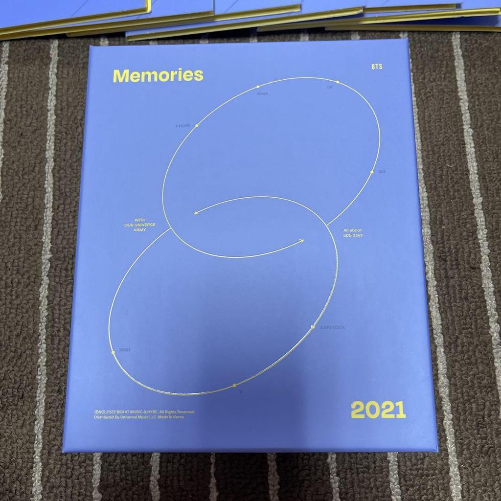 [USED] BTS Memories 2021 Random Trading Cards V Blu-ray