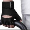 Wear-resistant Shock-absorbing Gloves 1Pair Half Finger Sports Gloves For Outdoor Cycling Weightlifting Rock Climbing