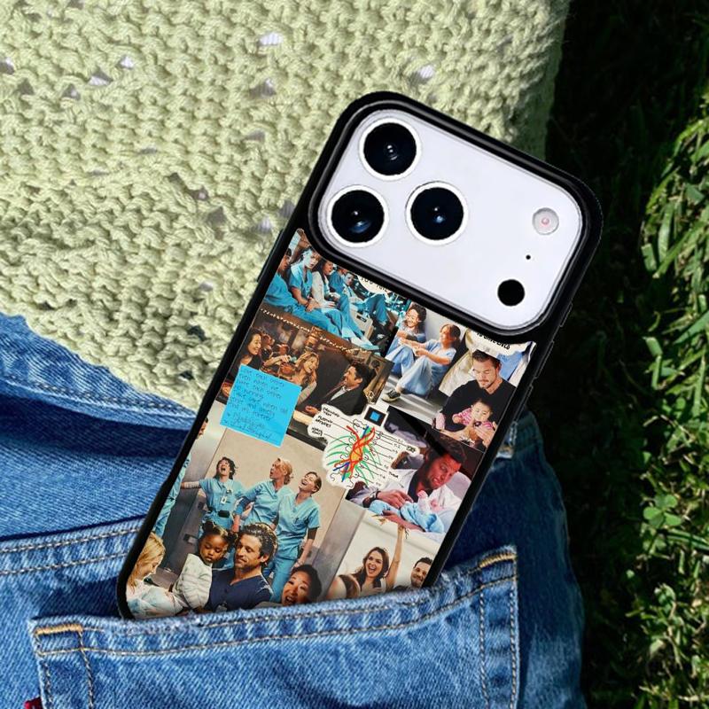 Greys Anatomy TV Phone Case Cover Compatible with for IPhone 17air 16e 15 14 13 12 11Pro Max 17 Air