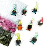 Hanging Tags Dwarf Keychain Pendant Mold DIY Santa Claus Mold Xmas Pendant Silicone Mold  Garden