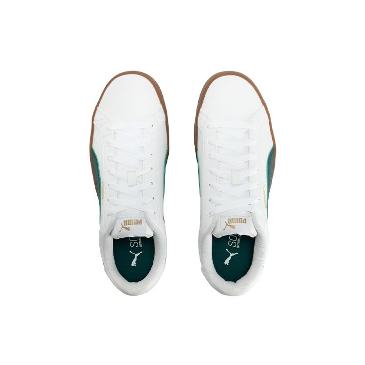 Puma Smash Vulc V3 Low Casual Skate Shoes Unisex Sneakers White Green 380752-11