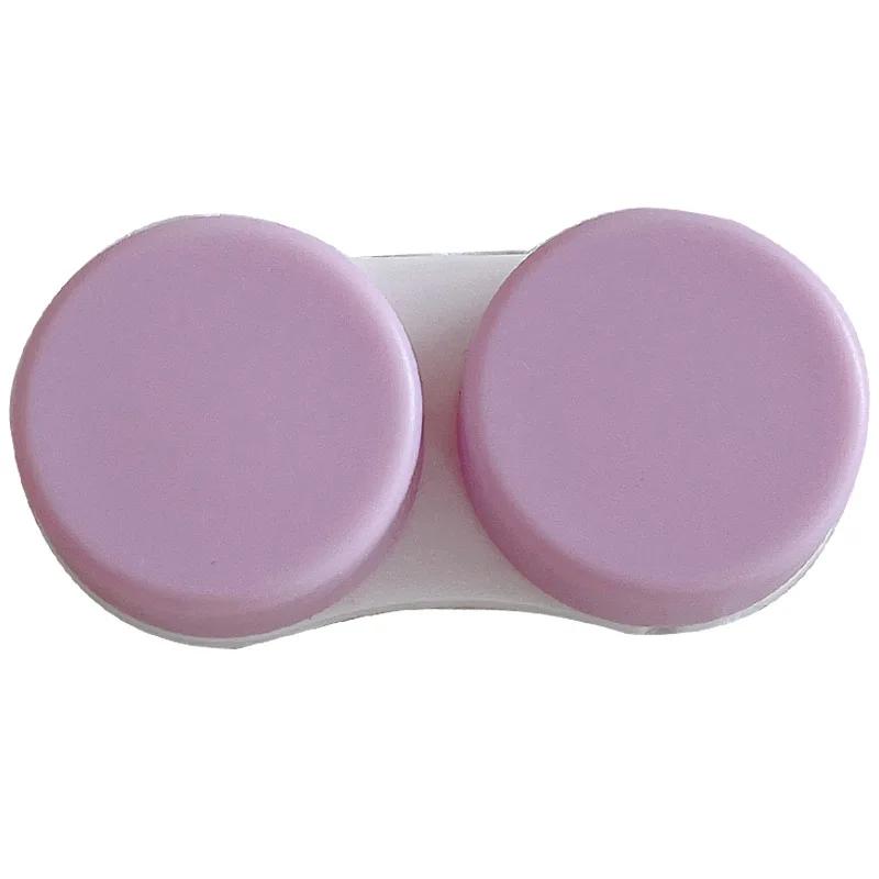 Colored Contact Lens L+R Cases Storage Holder Case Candy Color Soaking Container Travel Accessaries Lenses Contact Lenses Box