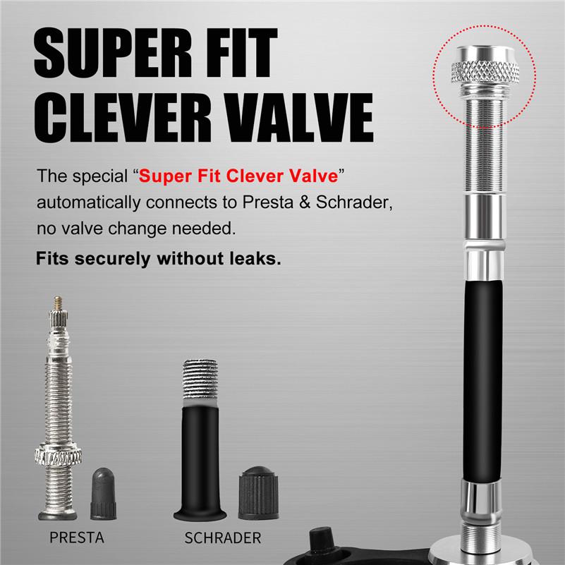WEST BIKING Bike Inflated Pump High Pressure 160PSI Aluminum Bicycle Air Pump Presta Schrader Valve Bike Tire Pump With Hose