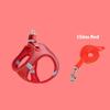 New cat and dog chest back leash pet walking leash color chest strap cat vest type leash set pet supplies