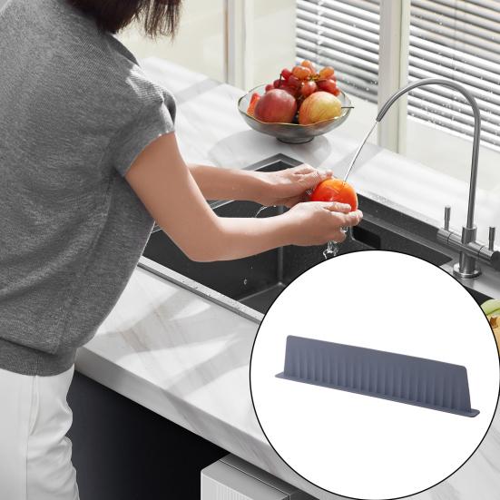Silicone Sink Splash Guard Vegetable Washing Water Splash Protector Universal Multi-purpose Kitchen Countertop Anti-Splash Board